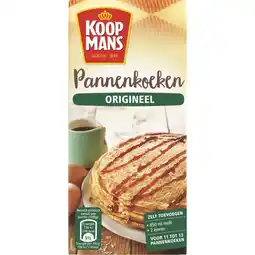 Albert Heijn Koopmans Mix voor pannenkoeken origineel aanbieding