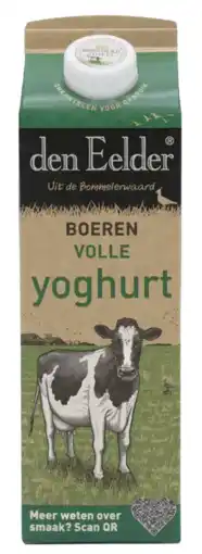 Albert Heijn Den Eelder Boeren volle yoghurt aanbieding