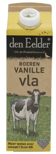 Albert Heijn Den Eelder Boeren vanillevla aanbieding