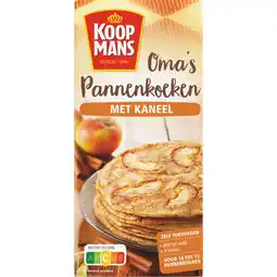Albert Heijn Koopmans Mix voor oma's pannenkoeken met kaneel aanbieding