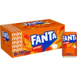 Albert Heijn Fanta Orange mini 8-pack aanbieding