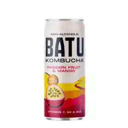 Albert Heijn Batu Kombucha passion fruit & mango aanbieding