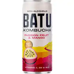 Albert Heijn Batu Kombucha passion fruit & mango aanbieding