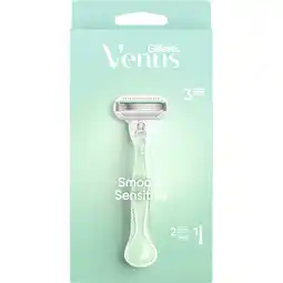 Albert Heijn Gillette Venus smooth + navulmesjes aanbieding