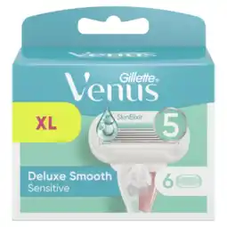 Albert Heijn Gillette Venus Pro smooth sensitive XL navulmesjes aanbieding