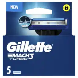 Albert Heijn Gillette Mach3 turbo navulmesjes aanbieding