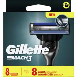 Albert Heijn Gillette Mach3 navulmesjes aanbieding
