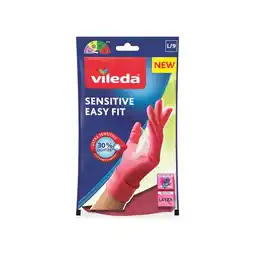 Albert Heijn Vileda Handschoenen sensitive easy fit maat L aanbieding