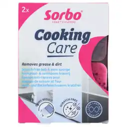 Albert Heijn Sorbo Cooking care kookplaat- & ovenspons aanbieding