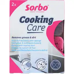 Albert Heijn Sorbo Cooking care kookplaat- & ovenspons aanbieding