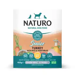 Albert Heijn Naturo Kalkoen en rijst voor de senior hond aanbieding