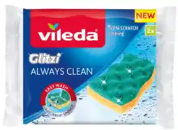 Albert Heijn Vileda Schuurspons glitzi always clean aanbieding