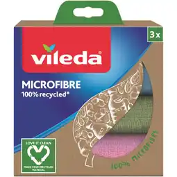 Albert Heijn Vileda Microvezeldoek 100% recycled aanbieding