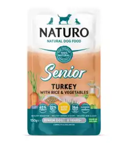 Albert Heijn Naturo Senior turkey & rice aanbieding