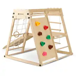 Albert Heijn Deryan Luxe houten speelklimrek aanbieding