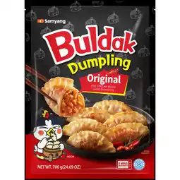Albert Heijn Samyang Buldak hot chicken gyoza dumpling aanbieding