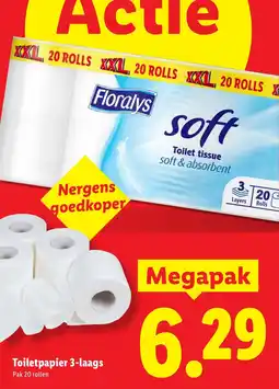 Lidl Toiletpapier 3-lags aanbieding