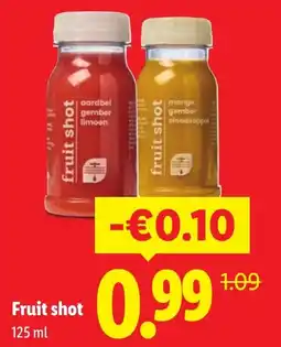 Lidl fruit shot aanbieding