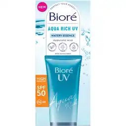 Albert Heijn Bioré UV aqua rich moisturiser spf50 aanbieding