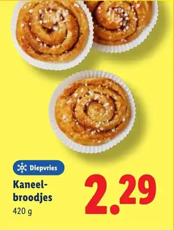 Lidl Kaneelbroodjes aanbieding