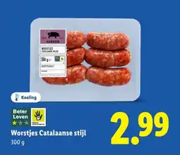 Lidl Worstjes Catalaanse stijl aanbieding