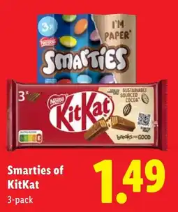 Lidl Smarties of KitKat aanbieding