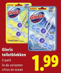 Lidl Glorix Toiletblokken aanbieding