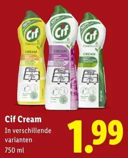 Lidl Cif Cream aanbieding