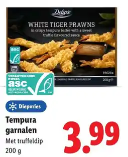 Lidl Tempura garnalen aanbieding