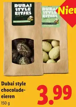 Lidl Dubai style chocolade-eieren aanbieding