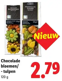 Lidl Chocolade bloemen/ tulpen aanbieding