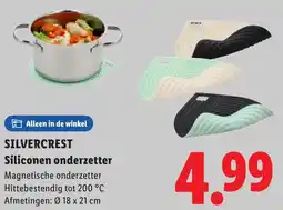 Lidl Silvercrest Siliconen onderzetter aanbieding