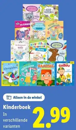 Lidl Kinderboek aanbieding