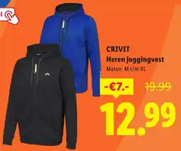 Lidl Crivit Heren joggingvest aanbieding