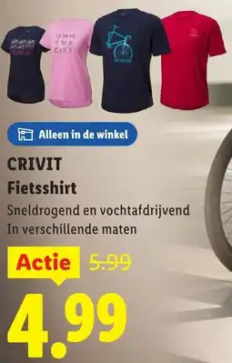 Lidl Crivit Fietsshirt aanbieding