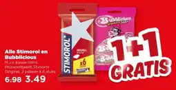 PLUS Alle Stimorol en Bubblicious aanbieding