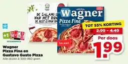 PLUS Wagner Pizza Fina en Gustavo Gusto Pizza aanbieding