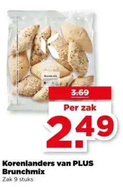 PLUS Korenlanders van PLUS Brunchmix aanbieding