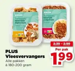 PLUS PLUS Vleesvervangers aanbieding