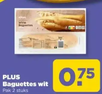 PLUS PLUS Baguettes wit aanbieding