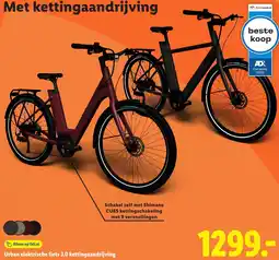 Lidl Urban elektrische fiets 3,0 kettingaandrijving aanbieding
