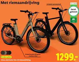 Lidl Urban elektrische fiets 3.0 riemaandrijving aanbieding