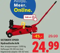 Lidl Ultimate Speed Hydraulische krik aanbieding