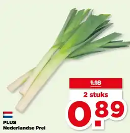 PLUS PLUS Nederlandse Prei aanbieding