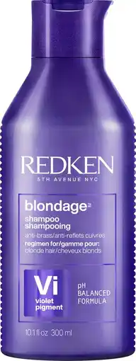 Bol.com Redken Blondage Shampoo - Zilvershampoo voor het neutraliseren van ongewenste tinten - 300 ml aanbieding