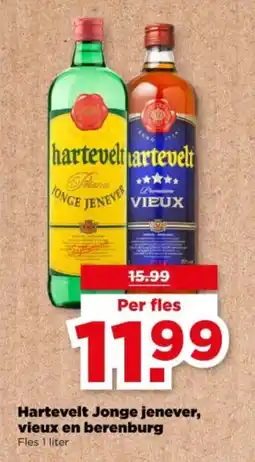 PLUS Hartevelt Jonge jenever, vieux en berenburg aanbieding