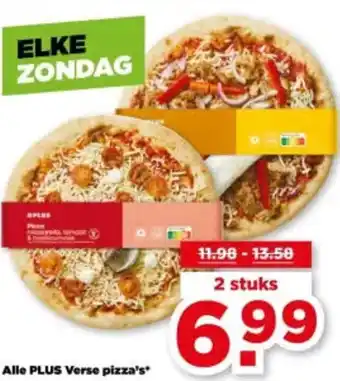 PLUS Alle PLUS Verse pizza's aanbieding