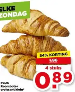 PLUS PLUS Roomboter croissant klein aanbieding