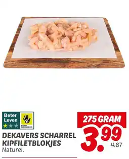 Dekamarkt Dekavers scharrel kipfiletblokjes aanbieding