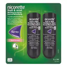 Plein.nl Nicorette Mondspray Fruit & Mint aanbieding